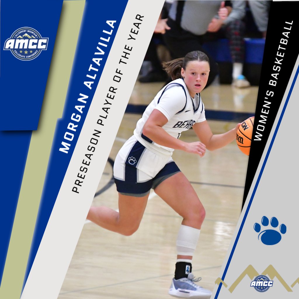 AMCCsports's tweet photo. Penn State Behrend Picked as Women's Basketball Preseason Favorite
@PSBAthletics  Morgan Altavilla Named Preseason Player of the Year

Click the link below for complete 2025-26 Players to Watch!
https://t.co/AyyLSlyrOM https://t.co/EmFRIJyBGw