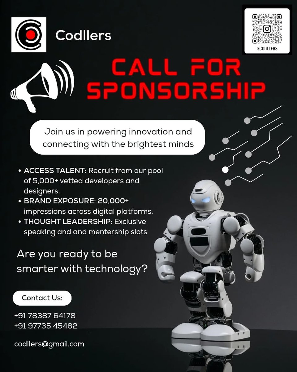 codllers's tweet image. Innovation grows where the collaboration begins while you&apos;ve got vision we’ve got the platform.
The next breakthrough starts with a single partnership. 

We connect your brand with the brightest innovators.

#codllers #innovation #sponsorship #collab #connectwithus