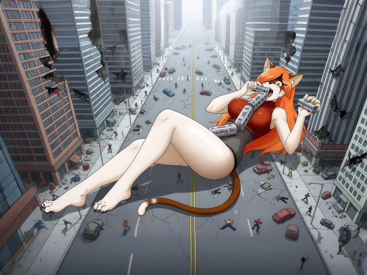 Greece's snacktime

#giantess #femdom #sizecon #sizetwitter #macrophile #macrofurry #furry #GTS #vore #feet #paws