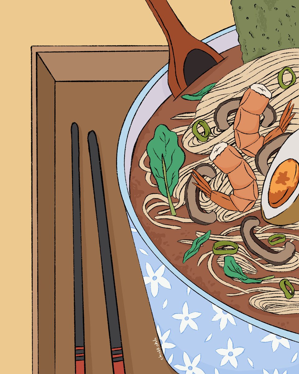 chalkohh's tweet photo. S tier Ramen 🍜🤤✨

#digitalart #digitalillustration #art #ramenbowl #ebiking https://t.co/a6F0dG3y6X