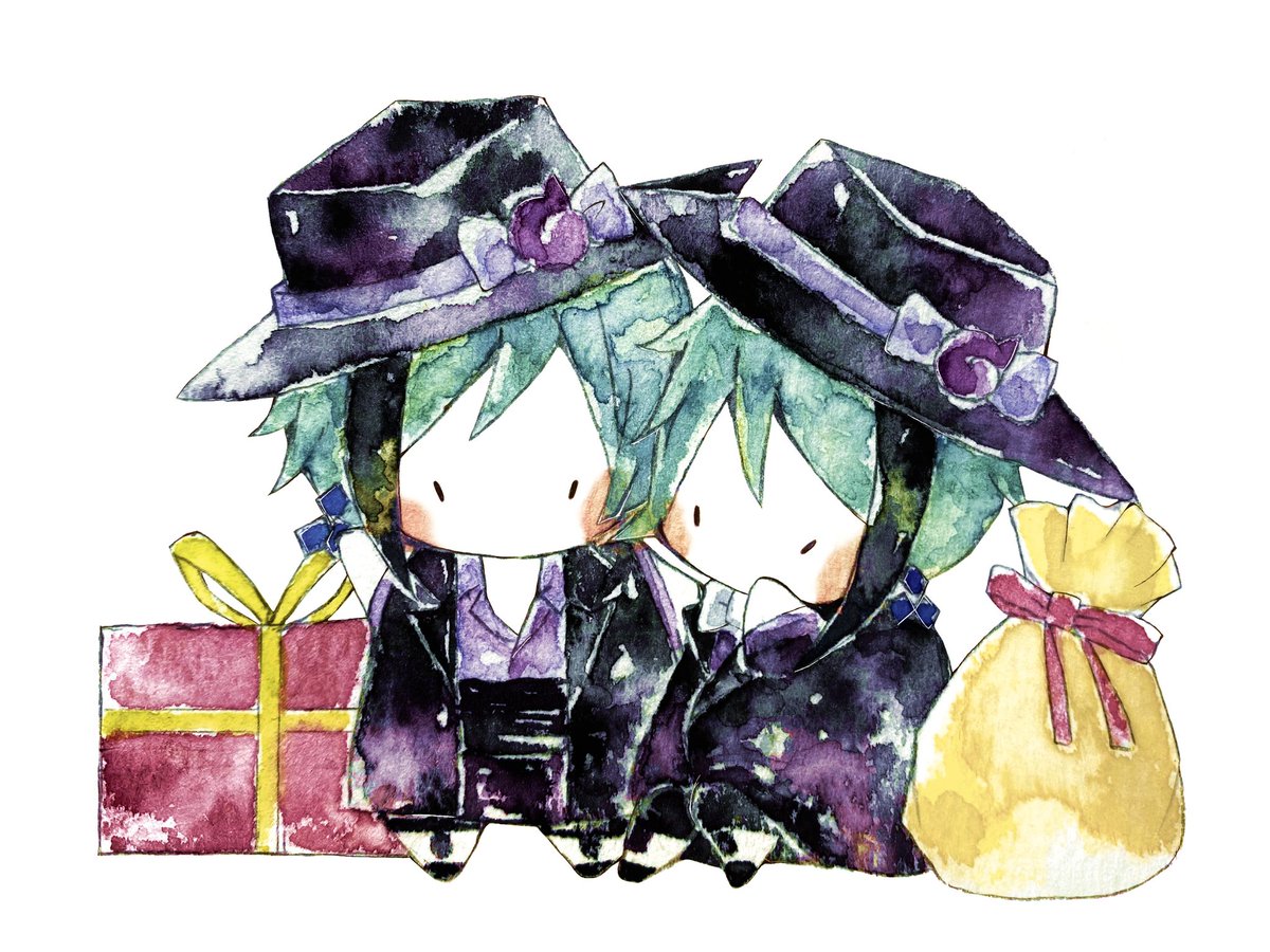 haru22mofu's tweet photo. #リーチ兄弟誕生祭2025
#ジェイド・リーチ誕生祭2025
#フロイド・リーチ誕生祭2025

ジェイド、フロイド誕生日おめでとうございますー！ https://t.co/EibPRrmns7
