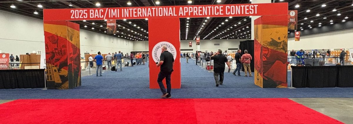 StoneWrld's tweet image. There was an impressive showing at the 2025 BAC/IMI International Apprentice Contest in Detroit in September. Congratulations to all of the winners!stoneworld.com/articles/95291…
#Tile Contractors Association of America (TCAA) #apprentices #tileinstallation #contest