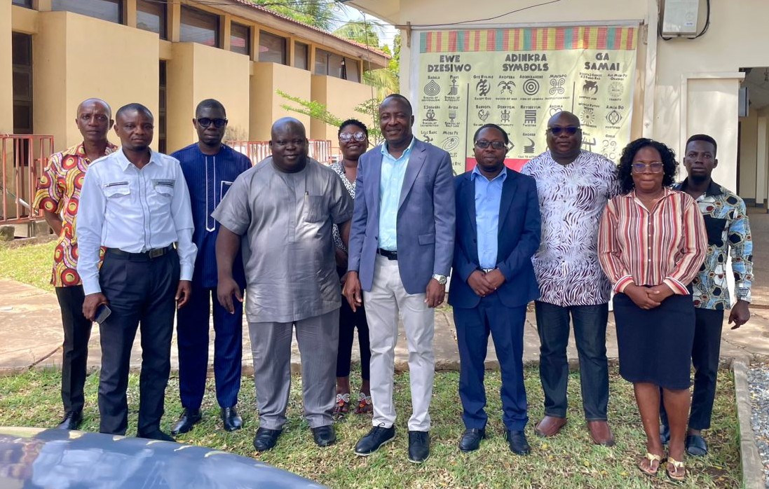 The Management of Cape Coast Technical University paid a courtesy call on the new Executive Director, Mr. Felix Adjavor.
The visit is to congratulate him on his appointment, formally invite him to the 40th anniversary celebration of his alma mater and the 23rd Congregation.