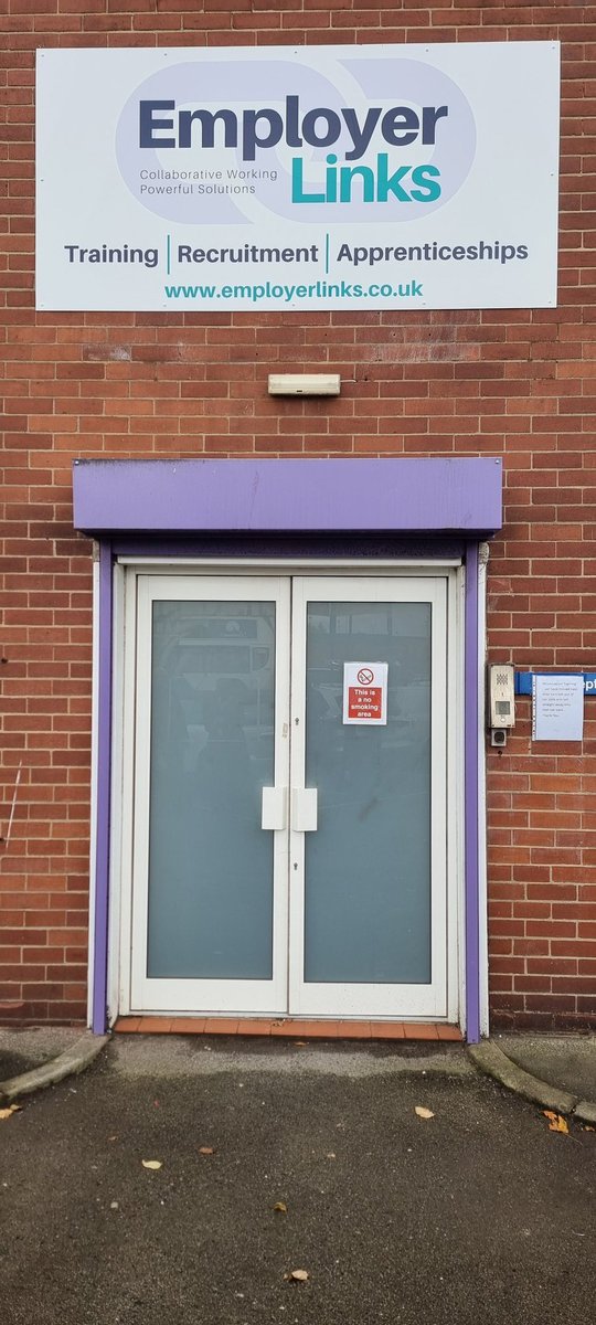 New external panel sign supplied and installed today at Employer Links' new premises in Byker.
