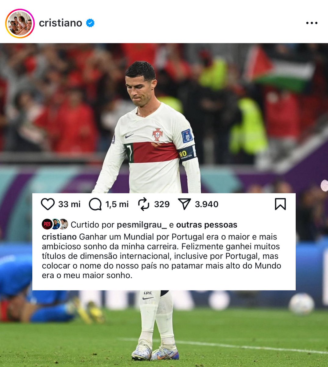 oficialsincerao's tweet photo. Corta pra ele mesmo afirmando isso após ser eliminado da última Copa do Mundo… https://t.co/x8S82p62Vq