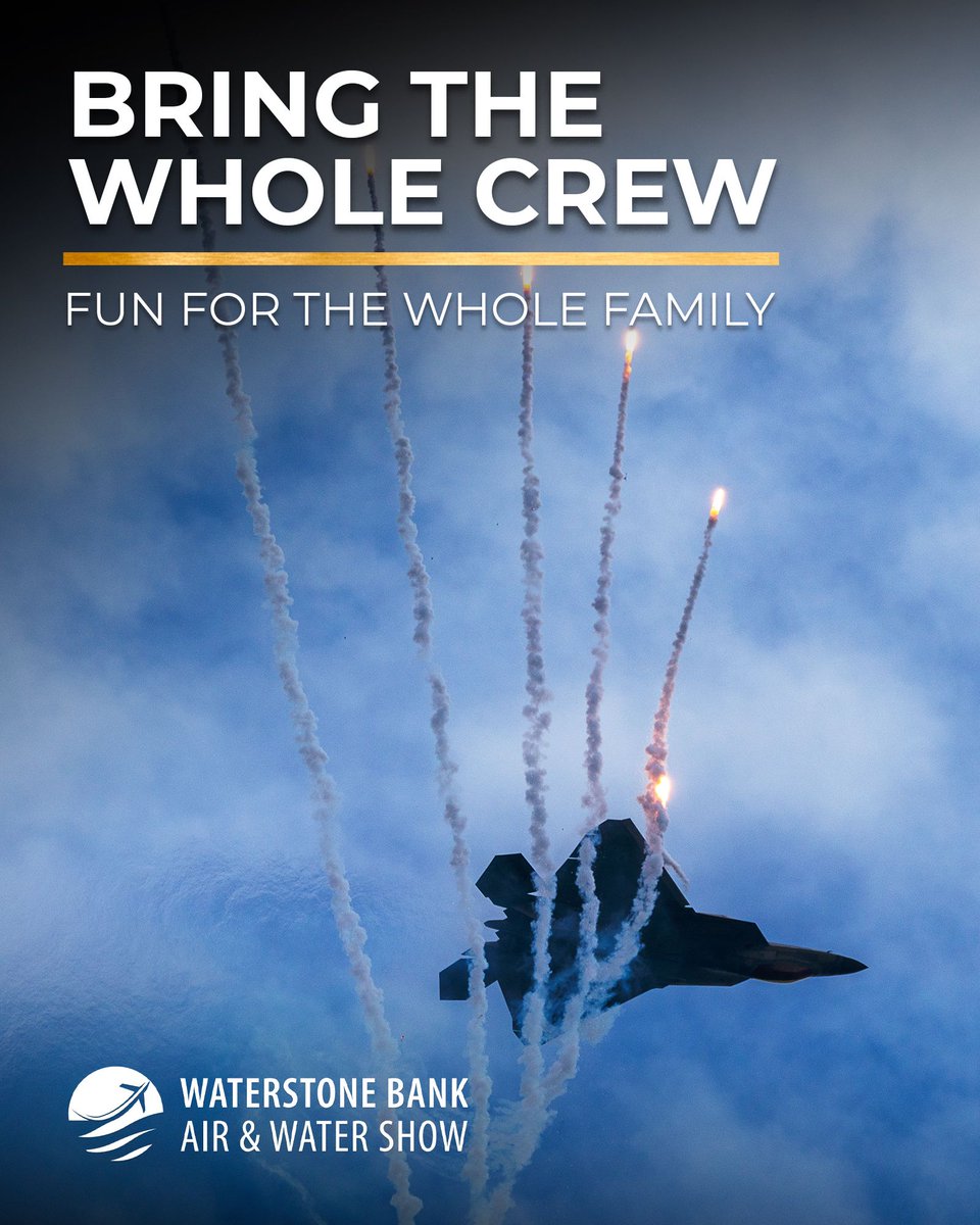 MKEAirandWater's tweet photo. Coming near you #summer2026: The #Milwaukee Air & #WaterShow!
Take part in this exciting event, and experience:
✈️ Thrilling aerial and water-based acrobatics
✈️ Family fun
✈️ The natural beauty of our scenic lakefront
We’ll keep you posted:
🔗 https://t.co/IIIxHEzZ90
#AirShow https://t.co/DfIi97T3DB