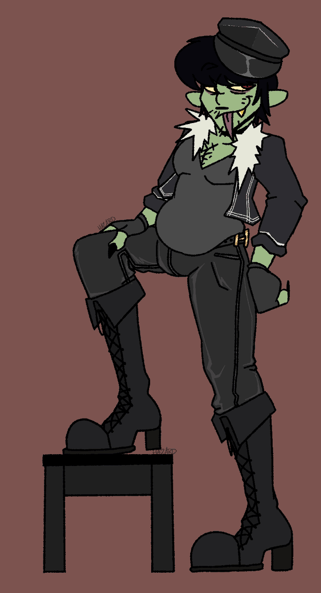 Hazard_Fac's tweet photo. Art trade w/ @baby_breakfast !!!! (two versions bc i was indecisive lol) https://t.co/AVkuE72NQZ