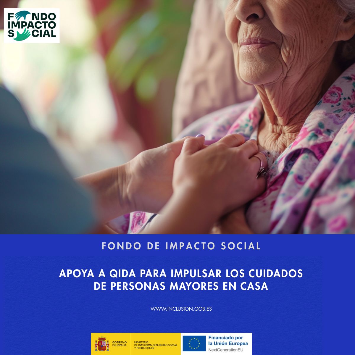 ElenaRodNavarro's tweet image. El Fondo de Impacto Social #FIS impulsa la transformación de los #cuidados en España:

➡️ Aporta 5 millones de euros en una ronda de financiación de 37M€ a @QidaCare, un hito en la economía de impacto

Objetivo: llegar a más de 100.000 personas mayores atendidas

@P_Recuperacion