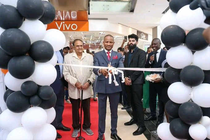 Incoming Nairobi County Governor Babu Owino during the launch of iPhone 17.