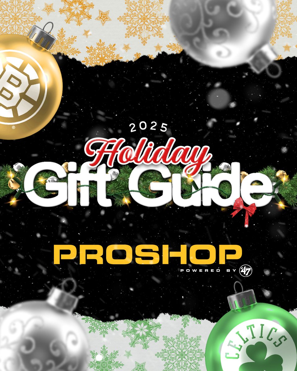🎁 The perfect gift guide for Bruins and Celtics fans is here! 

➡️ Shop now at BostonProShop.com