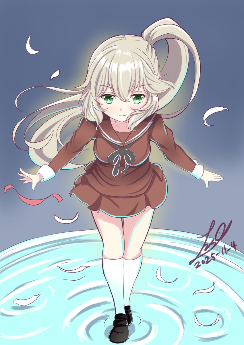 マギレコアーカイブ順絵
織莉子
優雅な挨拶…という構想からだいぶ外れてしまった感ありますね。めっちゃスカート短かったのと胸でかくね！？？となっていました（4H）
後日付は忘れたわけじゃないんです（投稿するときに過ぎただけ