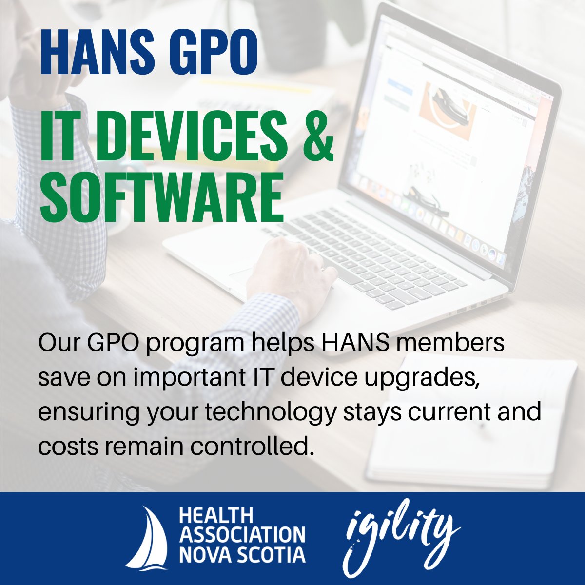 With the transition to Windows 11, updating your IT devices and software is important. Our GPO program helps publicly funded members save on these upgrades, ensuring your technology stays current and costs remain controlled.

Contact us today at: group.purchasing@igility.ca