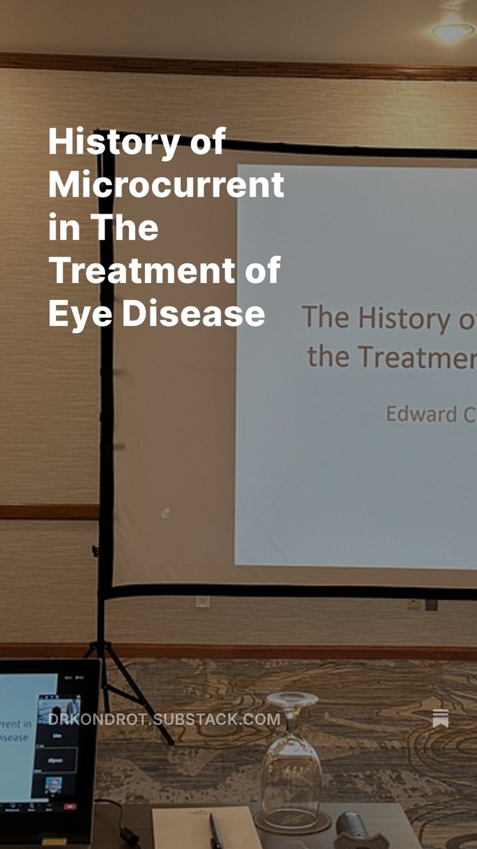 ekondrot's tweet photo. History of Microcurrent in The Treatment of Eye Disease Part 1 https://t.co/iwWy3RRsz9 https://t.co/HZzinYqmf7