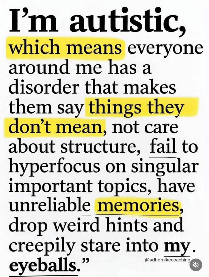 No Nonsense Neurodivergent (@nononsensend) on Twitter photo 