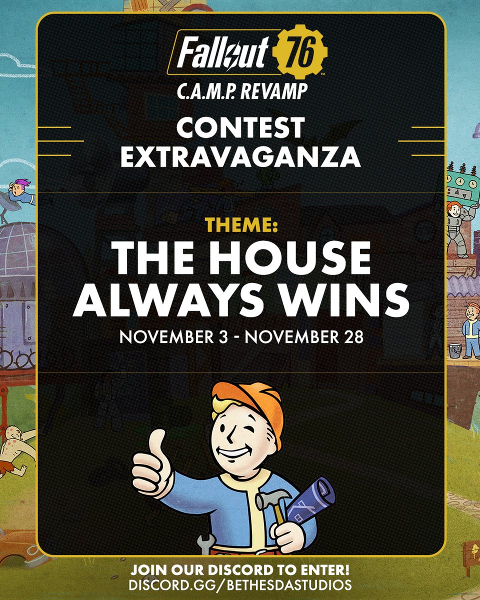 The House Always Wins 🎲

Enter our latest C.A.M.P. Contest by November 28 at 12pm ET! beth.games/4hI3TpT