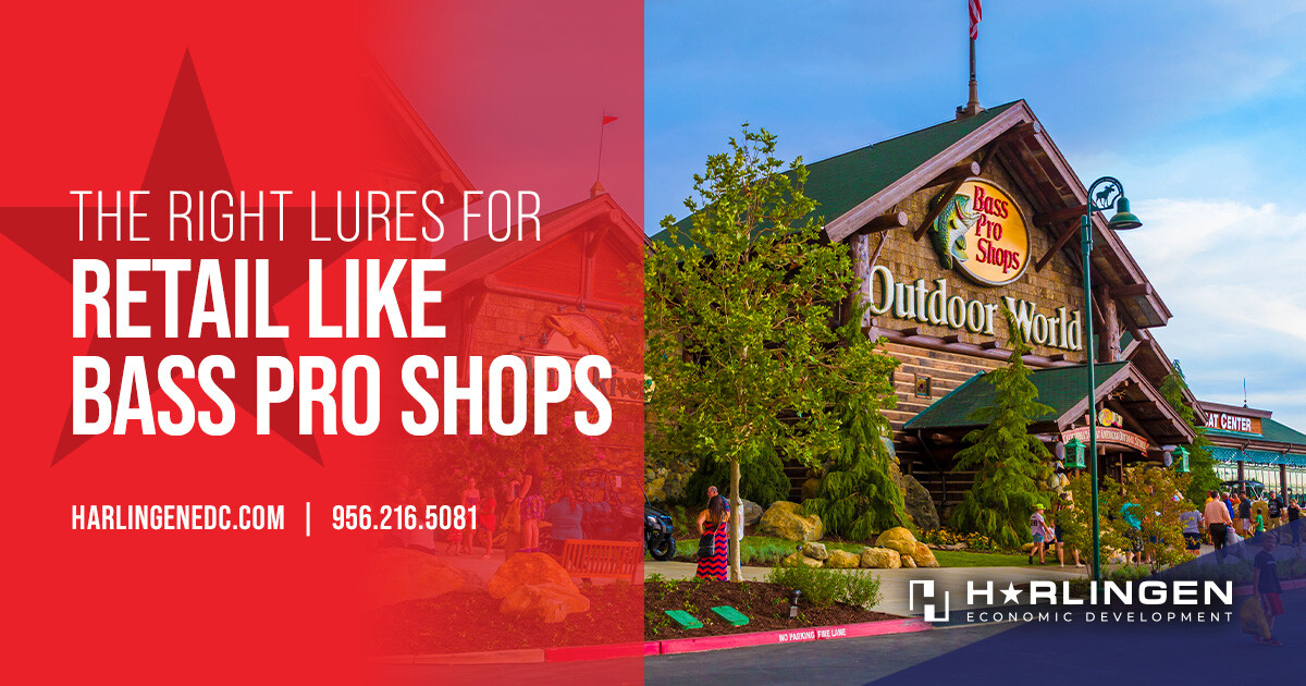 An outdoor-loving community, a population of 1.3 million within 45 minutes, daily traffic counts on two interstates exceeding 150,000: For <a href="/BassProShops/">Bass Pro Shops</a> and other retailers, the lure of Harlingen, TX is powerful—and rewarding. See hubs.ly/Q033Dz9v0. #harlingenopportunity