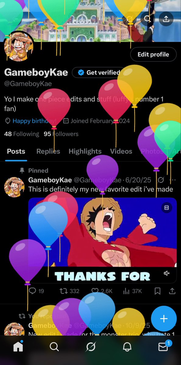 GameboyKae's tweet photo. BALLOON DAY!!! https://t.co/uKYWLIaEs3