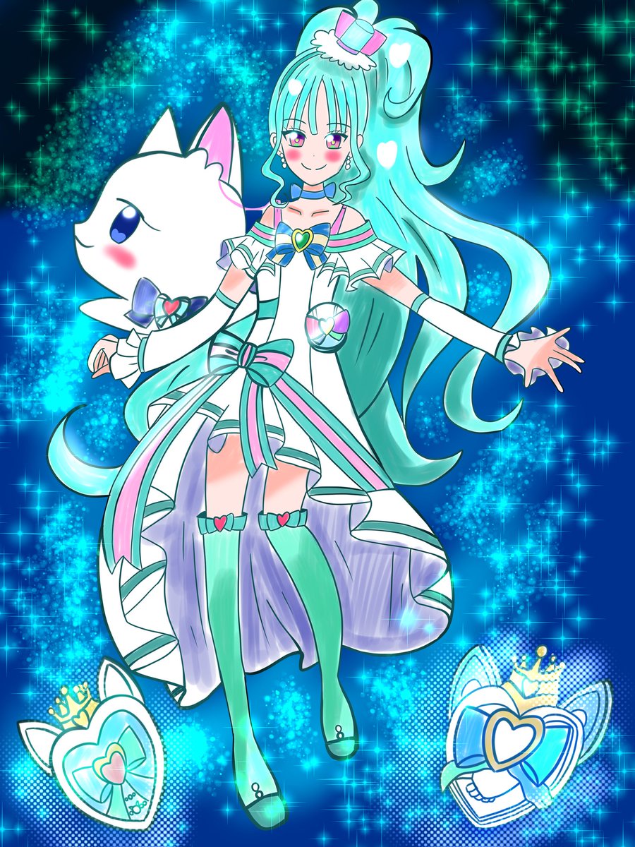 #キュアリリアン生誕祭2025
お誕生日おめでとうございます‼️🎉
キミプリ映画でさらに好きになったわんぷり……描けてよかったっ！！