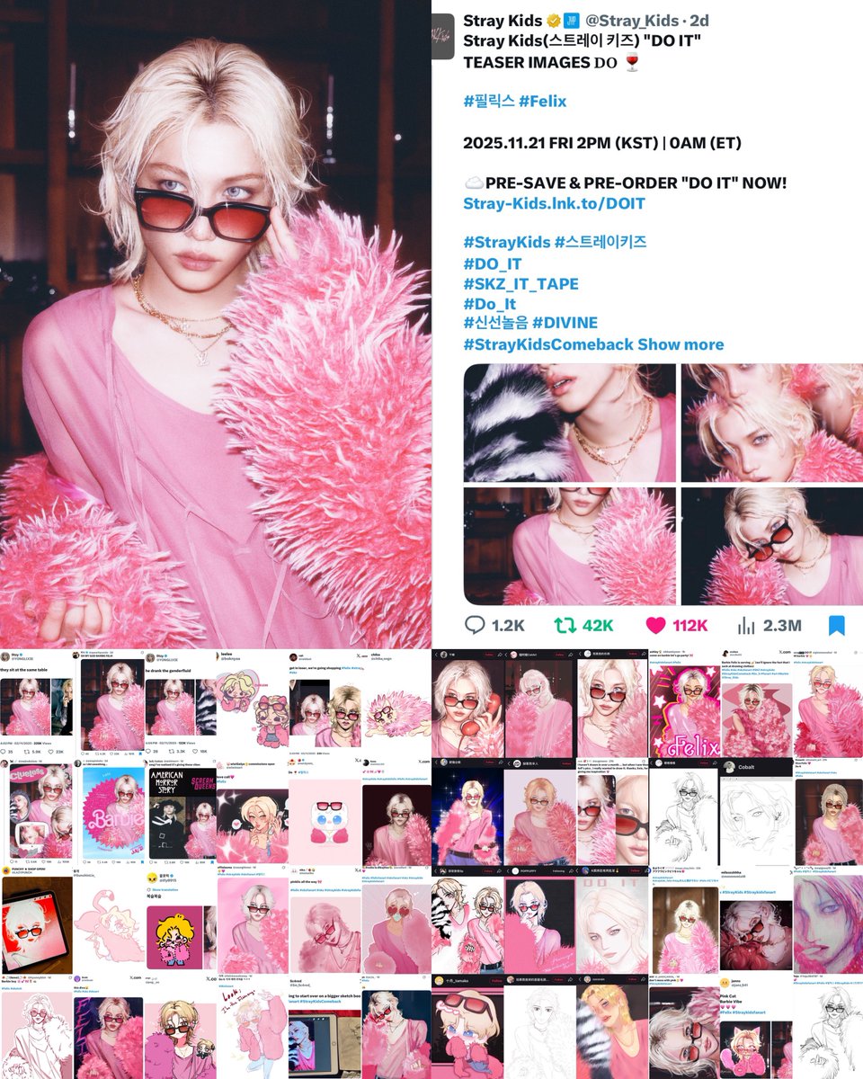 #FELIX’s “DO IT” teaser images are going viral on Twitter/X &amp; among fan artists on various platforms 

The post has already surpassed 2.3M views &amp; 112K likes in only 2 days!

#필릭스 #스트레이키즈 <a href="/Stray_Kids/">Stray Kids</a>