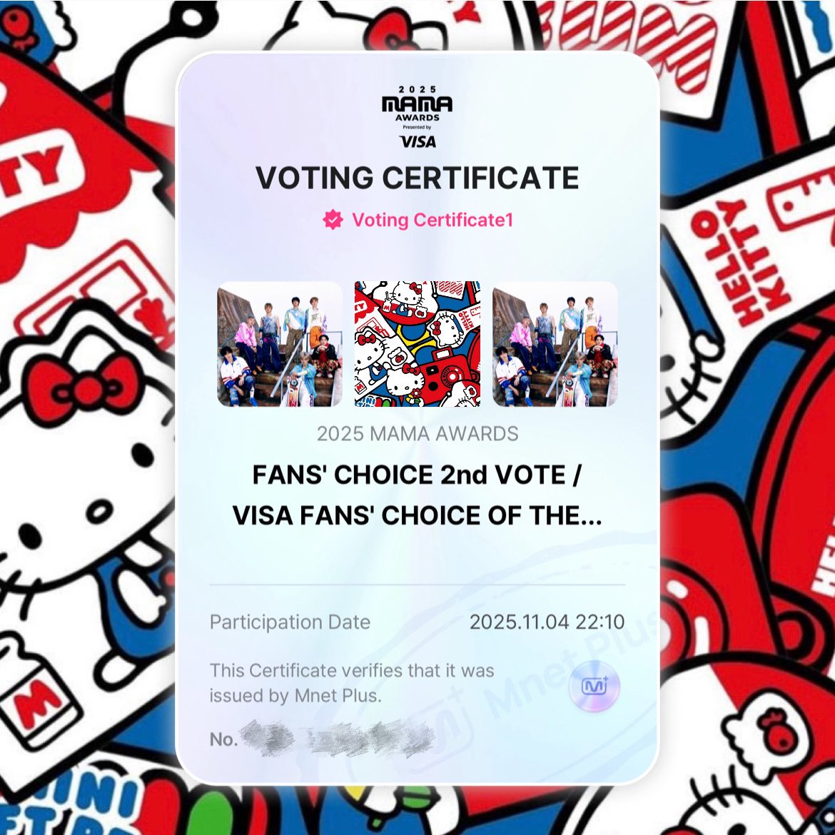 [🗳️] FOR  #2025MAMAVOTE #NCTDREAM   ̥✩⁺˚♡

— share.mnetplus.world/2025-mama?miss…

ตัดรอบวันใหม่แล้วคั้บ รอบนี้จิงจังไม่จอมแก่น แบบมากๆ มาช่วยกันเอาถ้วยให้น้องดรีมกันอีกปีนะคั้บทุกคน
⠀
⠀⠀𐑼︵𐑼
⠀⠀( • ᴥ˙)　★ . ݁₊  ⊹
⠀⠀/   ⸜   I
꒰ঌ(ˍ, ل ل   please 🍜 യ 🍒•₊˚