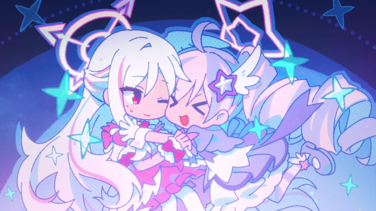 「ありがとうテルミットホワイト、テルミットピンク」|音彗こめと☄のイラスト