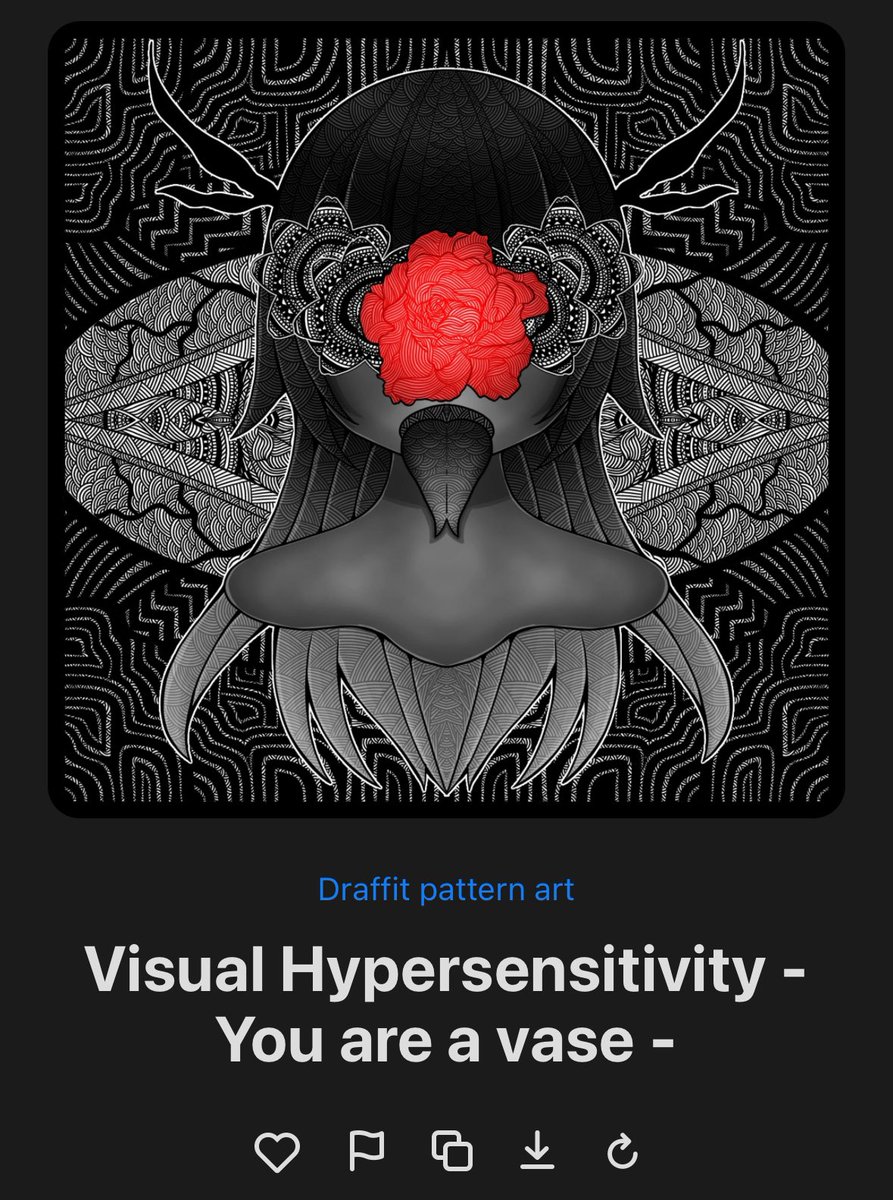 黒咲 絹空@パターンアート作家🐈‍⬛🌸 on X