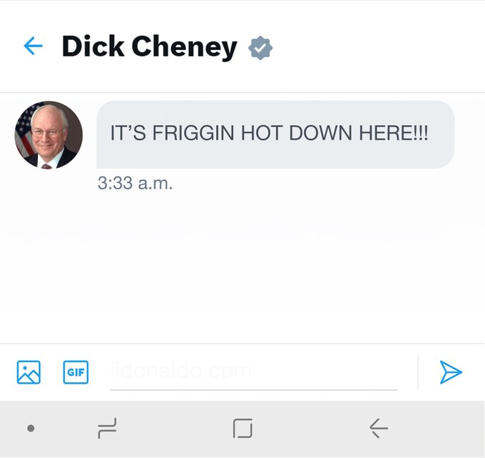 He must be using Starlink down there