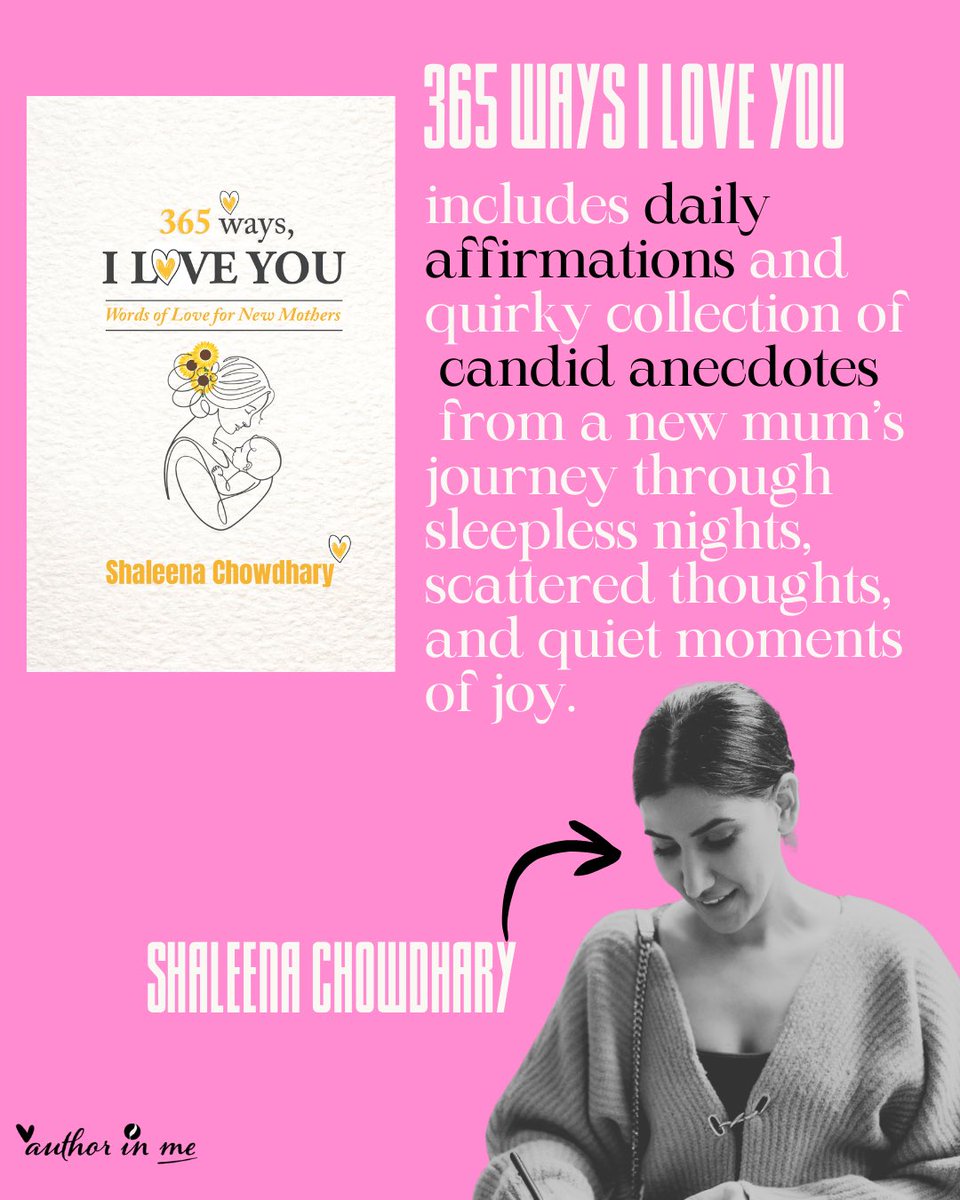 AuthorInMeUK's tweet image. Written with honesty and humour, 365 ways I Love You gently opens a conversation about #postnataldepression, reminding every mum that healing can begin with small acts of love, one day at a time.

authorinme.com/product-page/3…