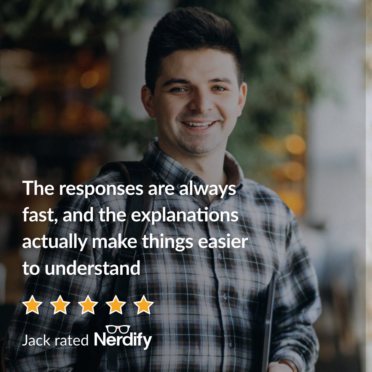 GoNerdify's tweet image. We’re always glad to see students reaching their goals with a little help from Nerdify! 💪 Here’s what one shared:

💬 The responses are always fast, and the explanations actually make things easier to understand💬

Appreciate the feedback, Jack!

#nerdify #nerdifyreviews