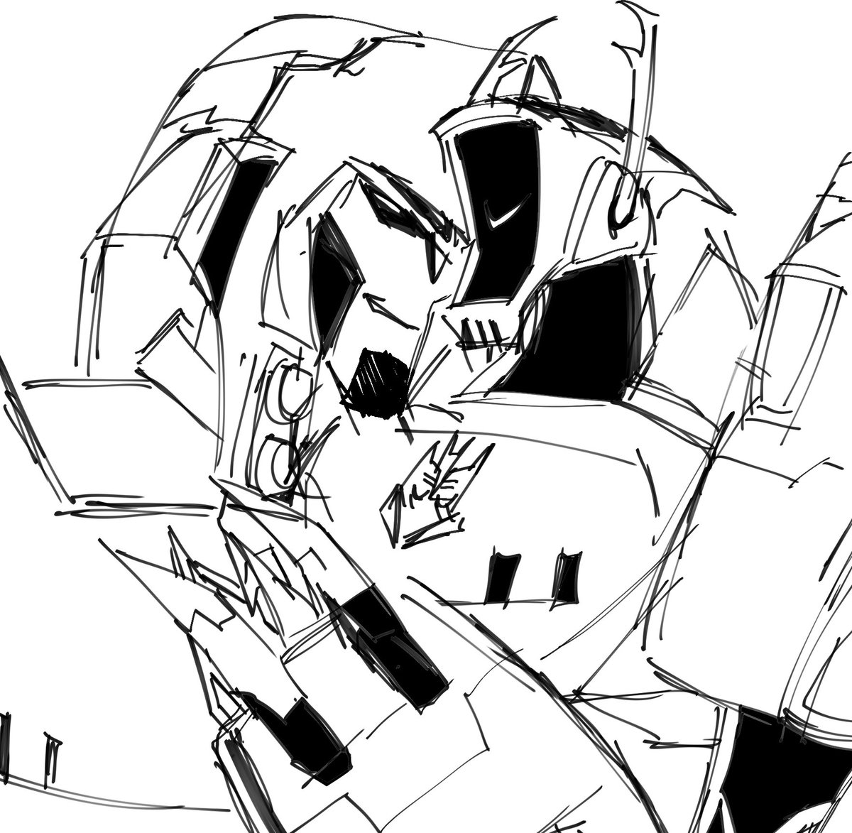 One of the few occasions where I will post ship content

Shockmeg is severely underrated. 

#transformers #tfa #shockmeg