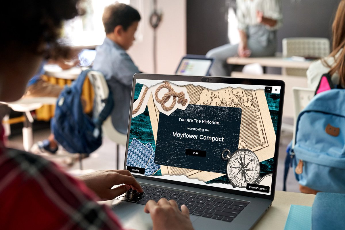 How was America’s government established? Through the #MayflowerCompact! Middle schoolers can explore this historic document in You Are The Historian: Investigating the Mayflower Compact, a new game from Plimoth Patuxet Museums - launching today! plimoth.org/yath #history