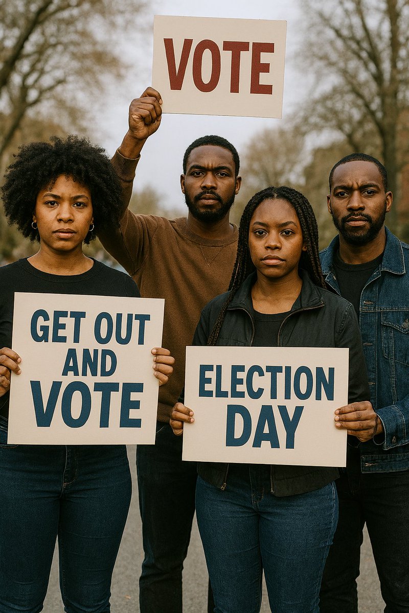 It's Election Day!! Make your voice heard and GO VOTE!   A Voteless People is a Hopeless People!