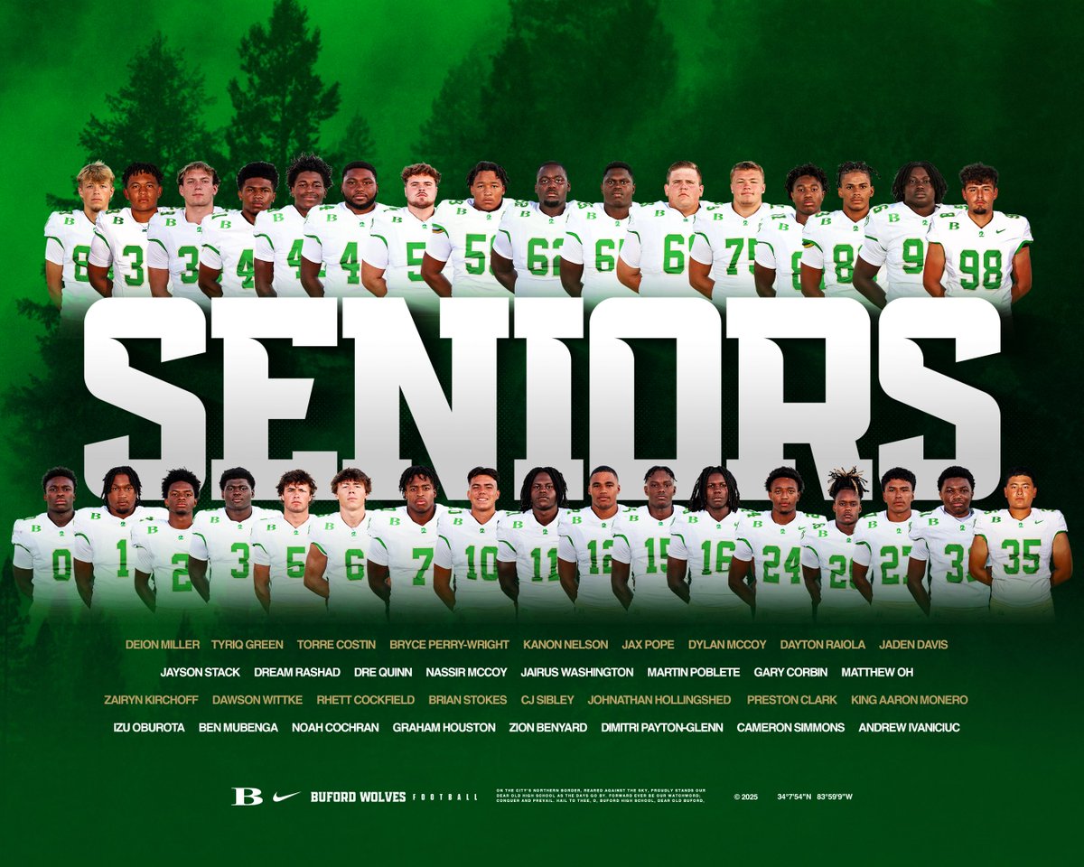 Thank you to our group of seniors for leaving a legacy for future wolves to build upon. 

#Gloryland | #AppEra