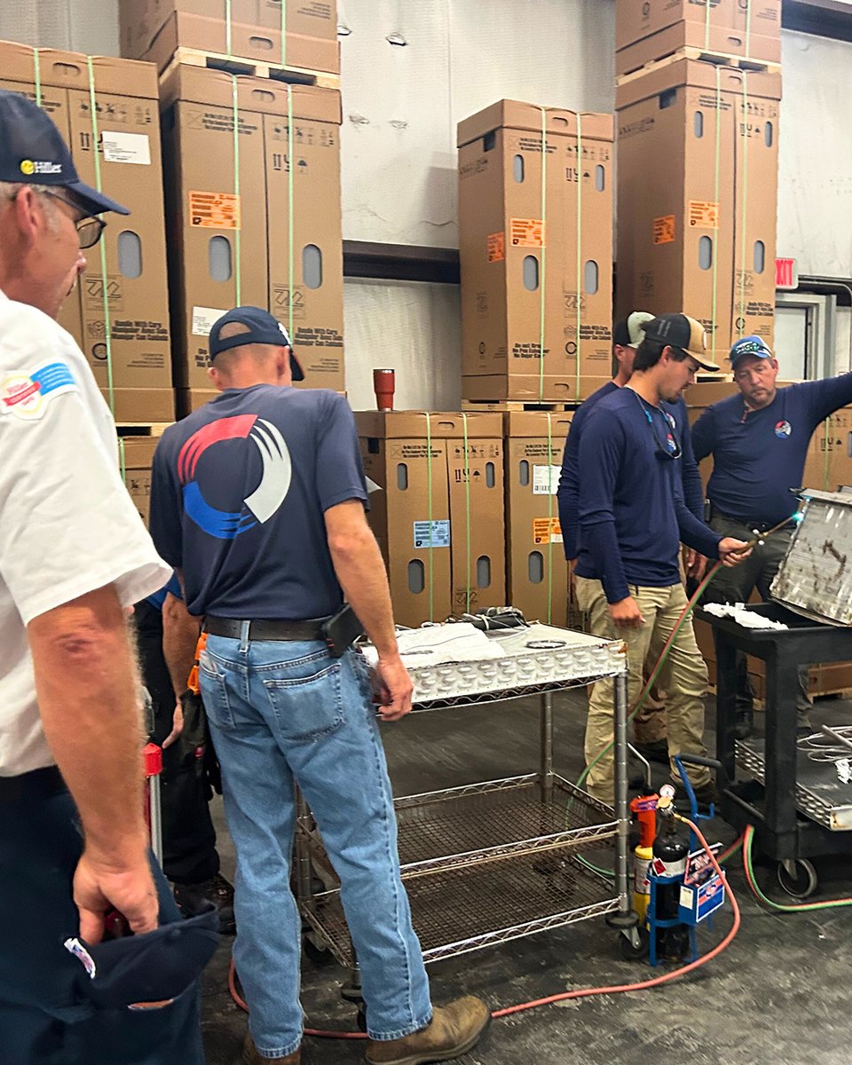 BakerDist's tweet image. Hands-on training builds stronger teams. Our team recently participated in a Uniweld Brazing Class — an engaging, hands-on session designed to enhance technical expertise &amp;amp; reinforce best practices in HVAC/R service. #BakerDistributing #HVACRtraining #Uniweld #ProfessionalGrowth