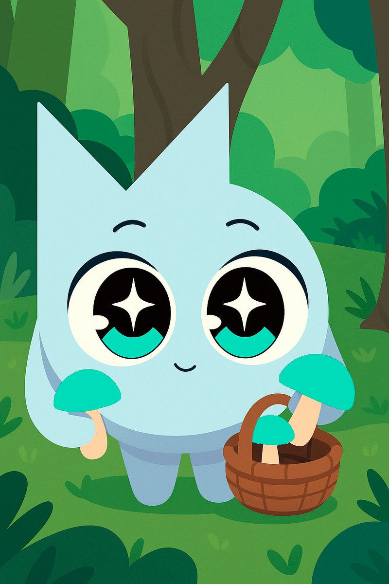 CryptoPawsKing's tweet photo. This sprite is similar to our project @irys_xyz  . It collects mushrooms  into a basket in the same way that  IRYS  unites our community within itself. https://t.co/ffnXLk3RVg