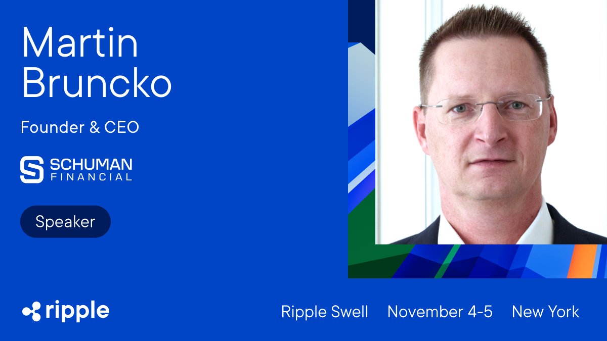 Today's the day! 🚀 

Our CEO, Martin Bruncko, will be speaking at <a href="/Ripple/">Ripple</a>  Swell in just one hour. He'll be on a panel with <a href="/AMINABankGlobal/">AMINA Bank</a>, <a href="/LMAX/">LMAX Group</a> and <a href="/CoinDesk/">CoinDesk</a> 🤩

The future of payments is here. Don't miss it!