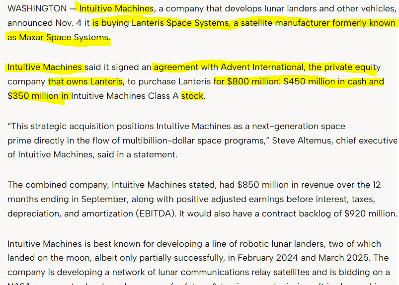 loco_dela_bolsa's tweet photo. $SATL #Satellogic #Maxar #Lanteris #Vantor Maxar / Lanteris sold to Intuitive Machines.
- One month ago Maxar was divided in two co, space systems (Lanteris) and intelligence (Vantor), under Advent International.
Were they preparing for this? https://t.co/fgMOTBVxXm