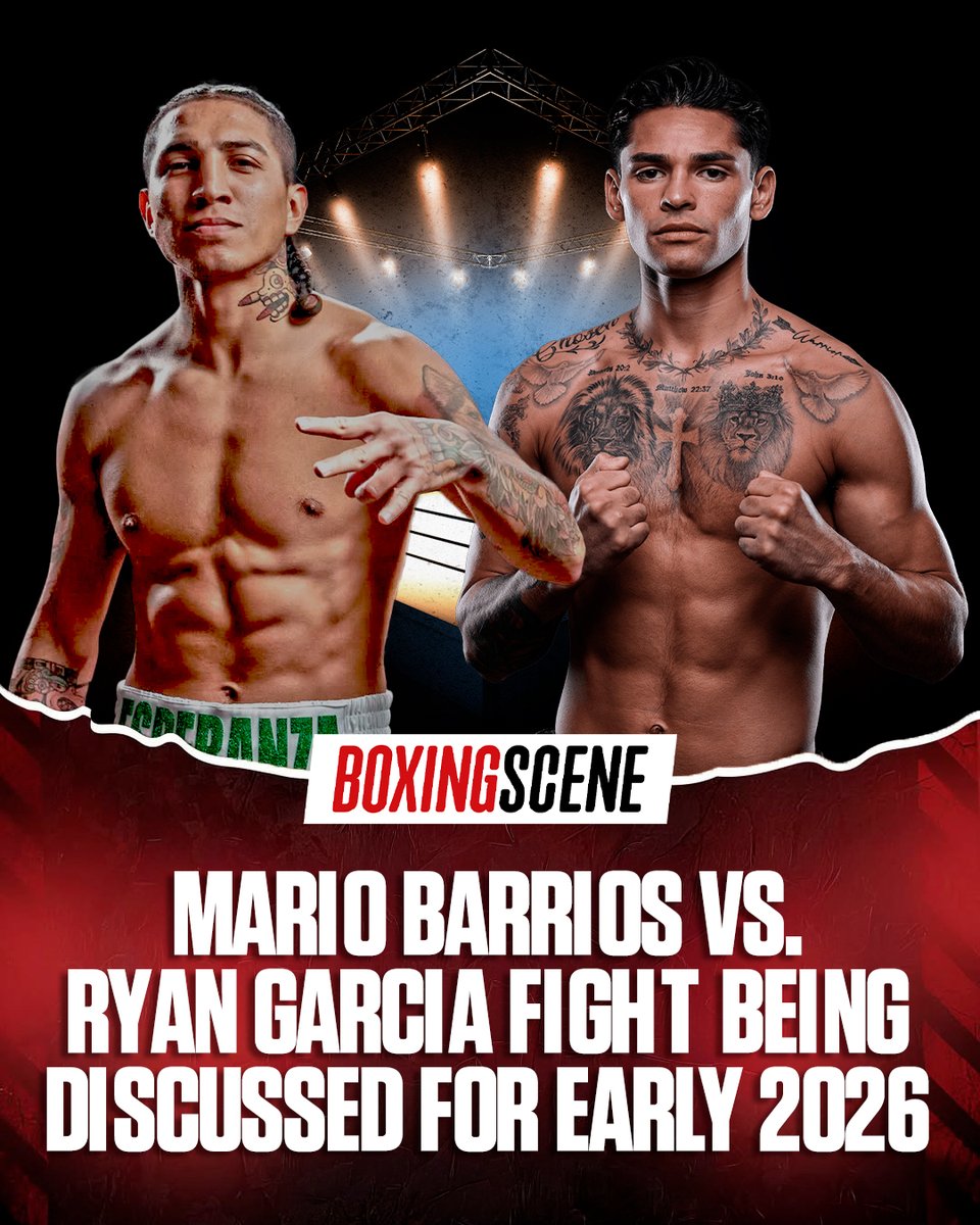 boxingscene's tweet photo. Who would win this welterweight title fight, Mario Barrios vs. Ryan Garcia? 🥊

Full story: https://t.co/RpF84GD4YJ 

#Boxing #BoxingNews #MarioBarrios #RyanGarcia https://t.co/62mY4AzDD4