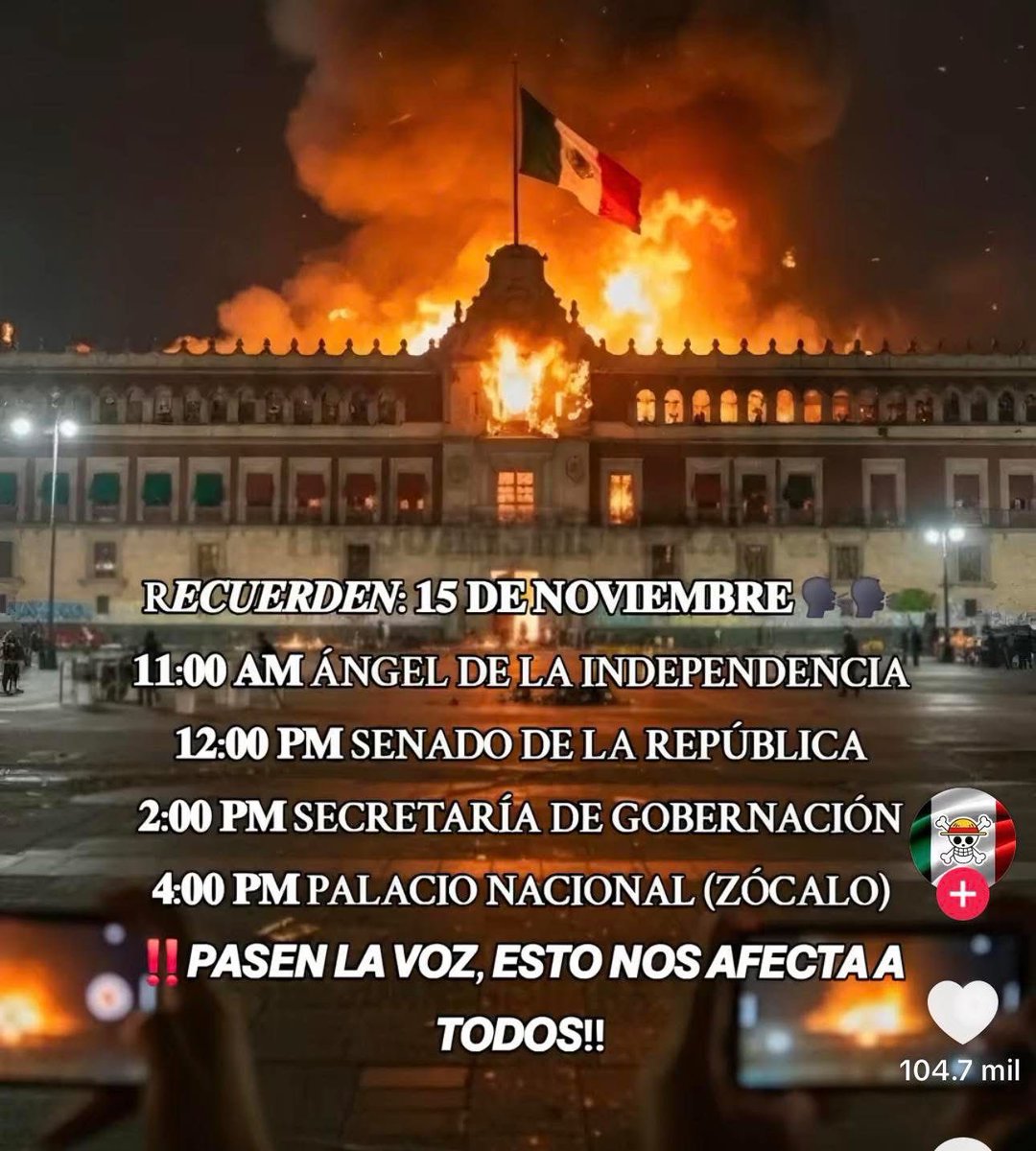 Hay que sacar al mal gobierno y a sus cómplices de los carteles!!