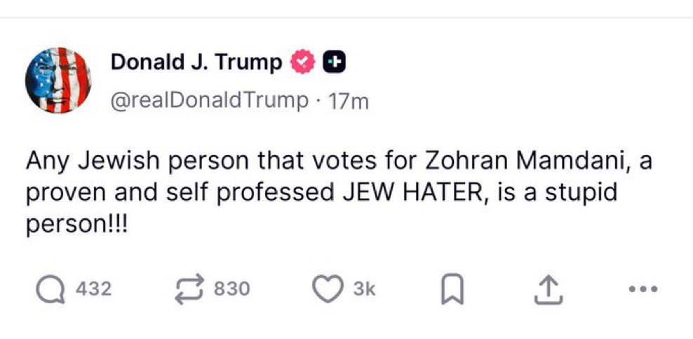 Trump just posted this.