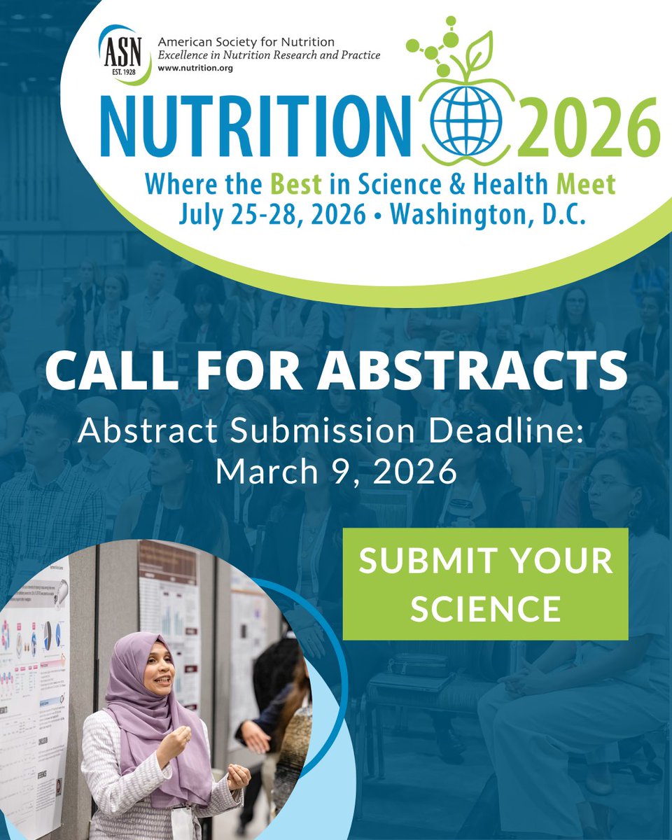 American Society for Nutrition tweet media