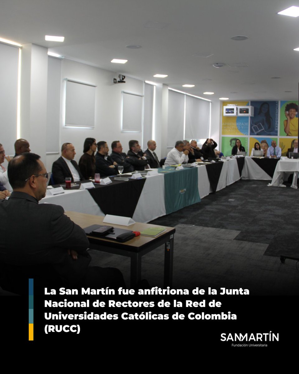 En nuestra sede Bogotá fuimos anfitriones de la Junta Nacional de Rectores de la RUCC, un espacio de diálogo sobre investigación, colaboración y responsabilidad social.
🔗 Conoce más: sanmartin.edu.co/la-san-martin-…