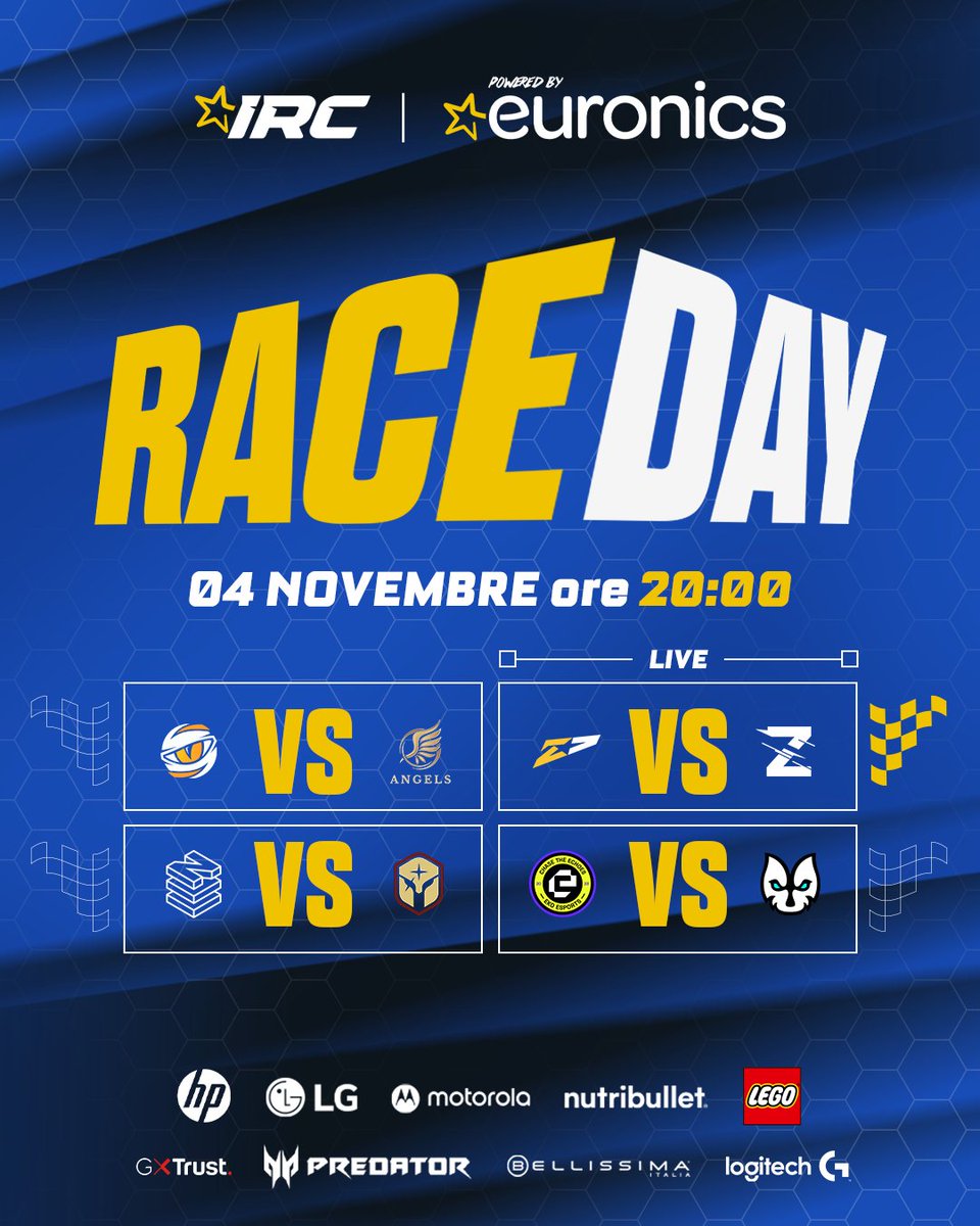 🔥La strada verso la prossima tappa inizia oggi! Sei pronto a tifare?  
📷Segui IRC oggi alle ore 20.00  

#irc #italianrocketchampionship #rocketleague