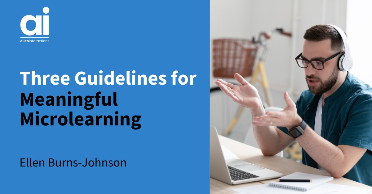 customelearning's tweet image. #Microlearning that drives results starts with design that&apos;s deliberate. Here are 3 guidelines to make it meaningful. 

Read the full blog by clicking the link below.

bit.ly/4hHC2WN