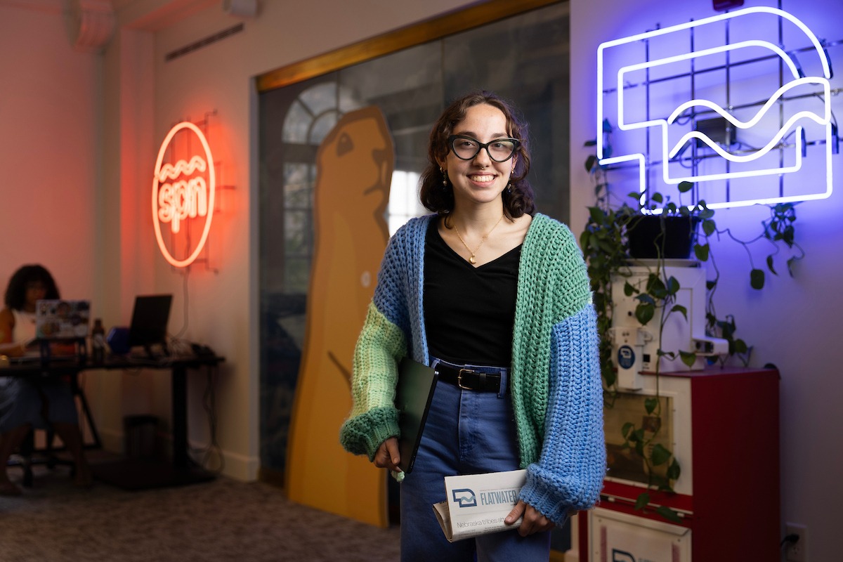 UNO junior Olivia McArthur is learning that journalism isn’t only about writing stories. It's about making connections with the community it serves.

🗞️: heyor.ca/SeNFKH
