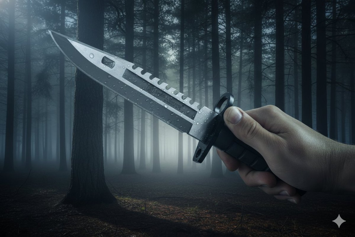 With its razor-sharp sawback blade, this tactical knife can tackle any adversary, flora, or fauna. Make simple traps, mark trails, or hunt and skin your prey. Keep this knife in your emergency kit if you want to invest in more long-term security measures. knife-depot.com/products/knife…