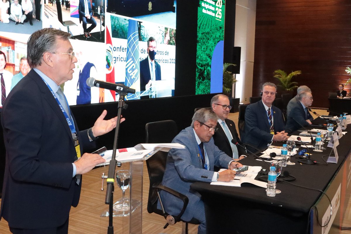 La agricultura de las Américas es el faro de la seguridad alimentaria y la dignidad rural para el mundo, afirmó el Director General del <a href="/IICAnoticias/">IICA</a> en un balance de su gestión ante una treintena de ministros del continente.

Más información 📰👉🖱️iica.int/es/prensa/noti…

#IICA