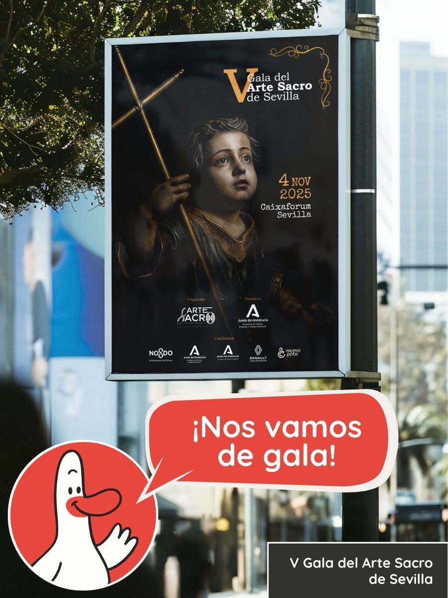 Un honor colaborar junto a <a href="/GremioArteSacro/">Asociación Gremial de Arte Sacro de Sevilla</a>  en la V Gala del Arte Sacro de Sevilla, celebrando el trabajo y la dedicación de quienes, con su talento y esfuerzo, contribuyen a preservar y enriquecer un patrimonio artístico que trasciende fronteras.

#GalaArteSacro #ArteSacro