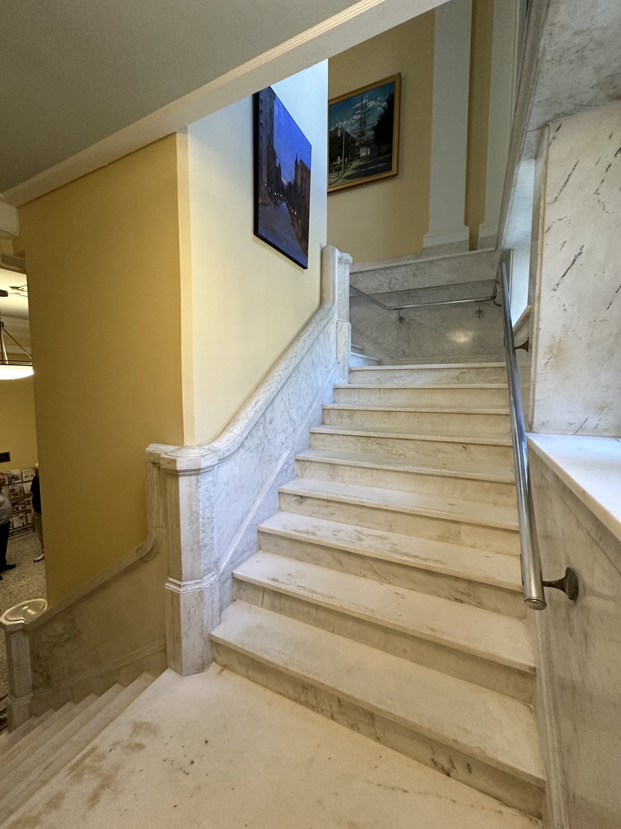 ArchPresStudio's tweet photo. Looking forward to another 100 years! APS is incredibly proud to celebrate the rededication of the New London City Hall! Congratulations to Mayor Passero, City Council Members, and all residents of New London! 

Cheers to the history, preservation, and the future of New London! https://t.co/dAhTT5T2IT