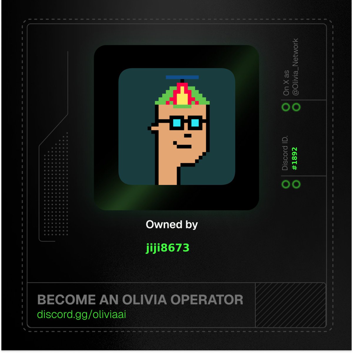 Billions of interactions.

Thousands of agents.

One network.

Claimed my Olivia Module and joined the infrastructure powering it all. 

You in? 

discord.gg/oliviaai